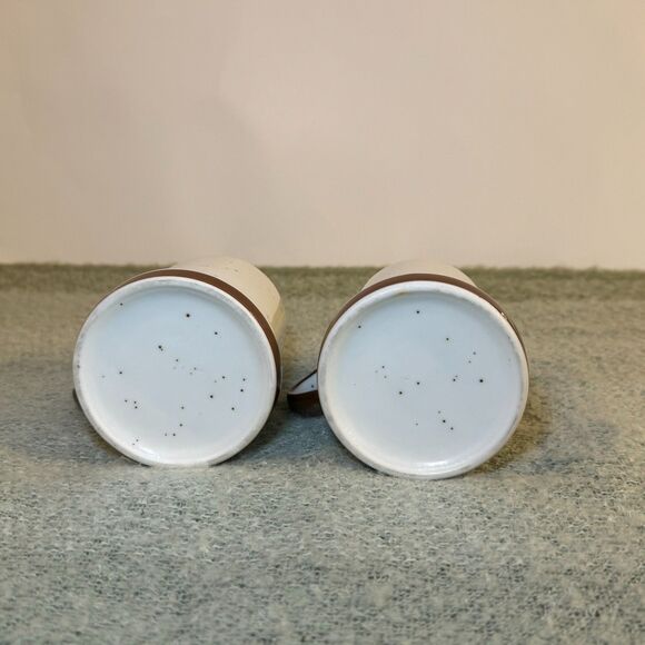 Vintage Speckled Pheasant Mugs set of 2 - Picture 3 of 3